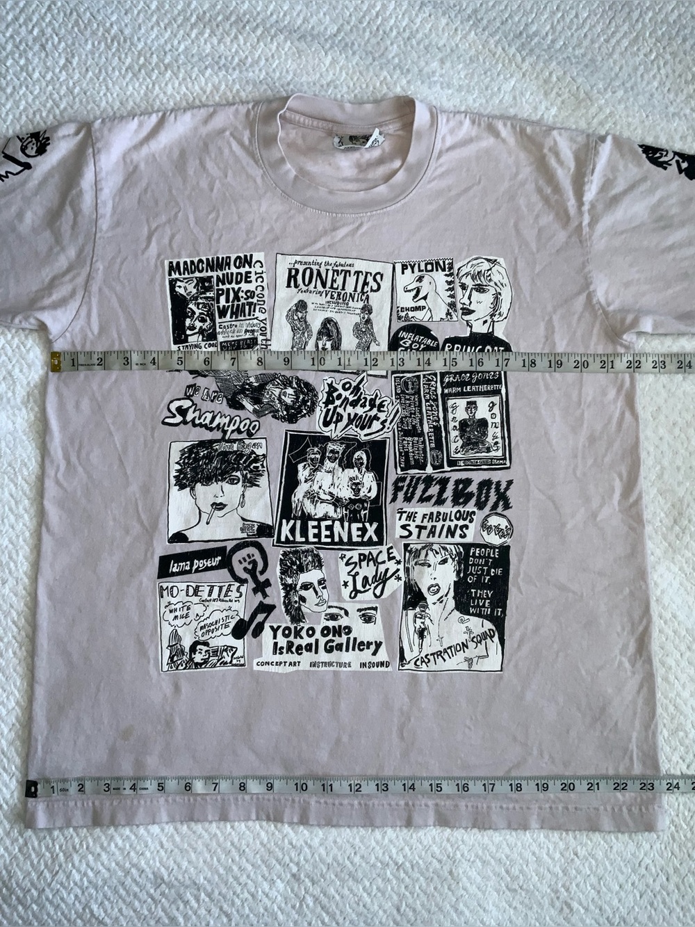 Wacky Wacko Art 1980s post-punk and indie music flyers shirt - Picture 7 of 9